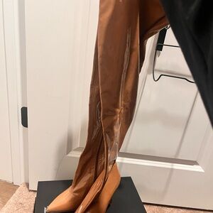 Tan boots
